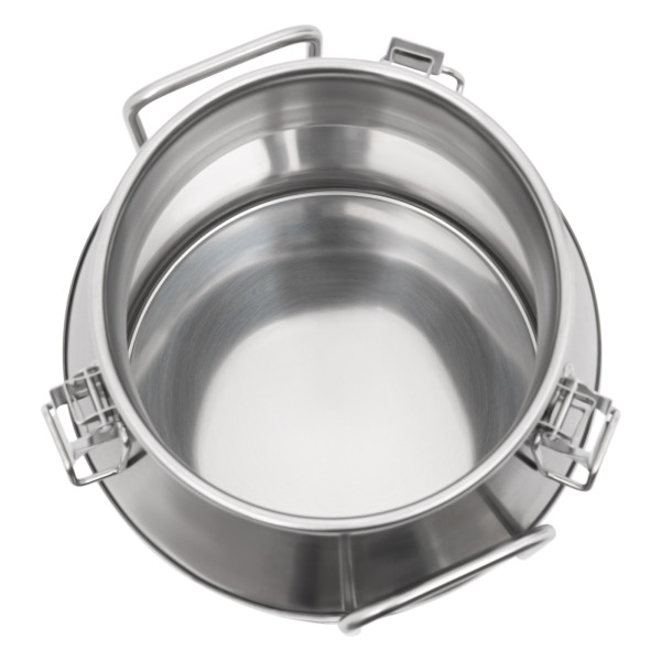 201 Stainless Steel Milk Jug Milk Can Sealed Bucket 201 Non-magnetic Stainless Steel For Canteen Breakfast Restaurant Dining Room Home