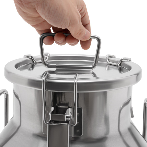 201 Stainless Steel Milk Jug Milk Can Sealed Bucket 201 Non-magnetic Stainless Steel For Canteen Breakfast Restaurant Dining Room Home