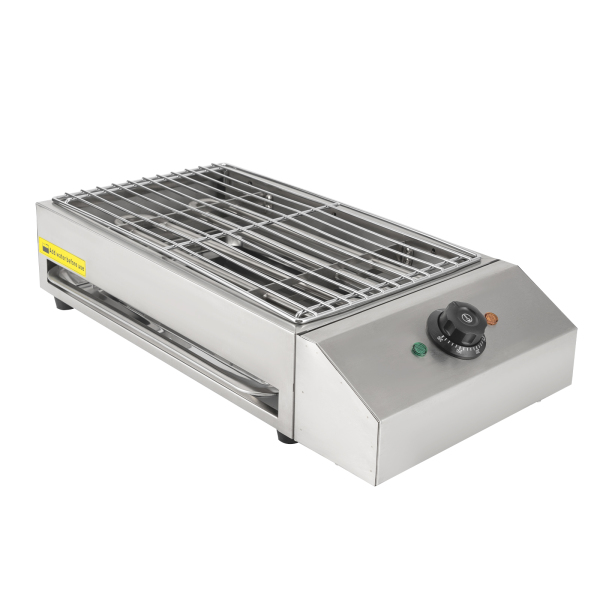2.6KW Electric Barbecue Stove 220V Electric Barbecue Stove Adjustable Temperature 122°F to 572°F Electric Barbecue Stove for Grilling Picnics Parties