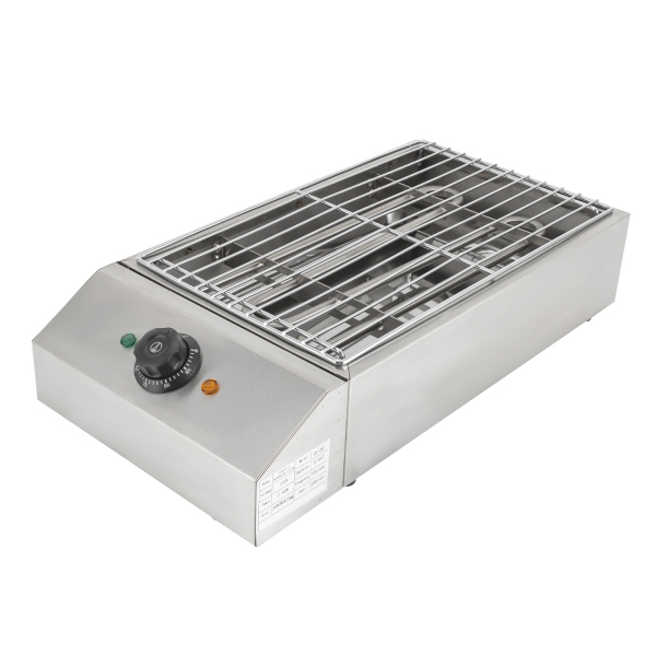 2.6KW Electric Barbecue Stove 220V Electric Barbecue Stove Adjustable Temperature 122°F to 572°F Electric Barbecue Stove for Grilling Picnics Parties