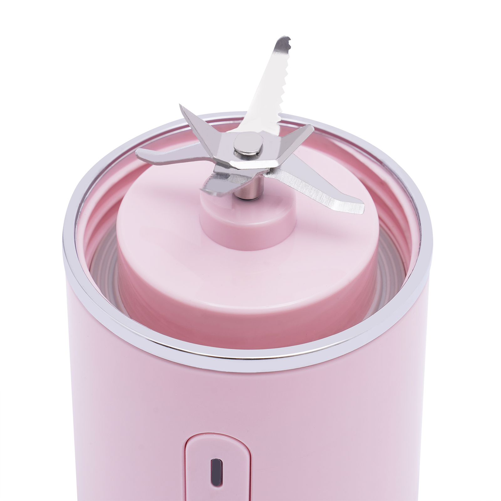 450 ml portable blender, USB rechargeable mini blender, with six blades, Speed: 21000RPM±15, Pink 450 ml portable blender, USB rechargeable mini blender, with six blades, Speed: 21000RPM±15, Pink