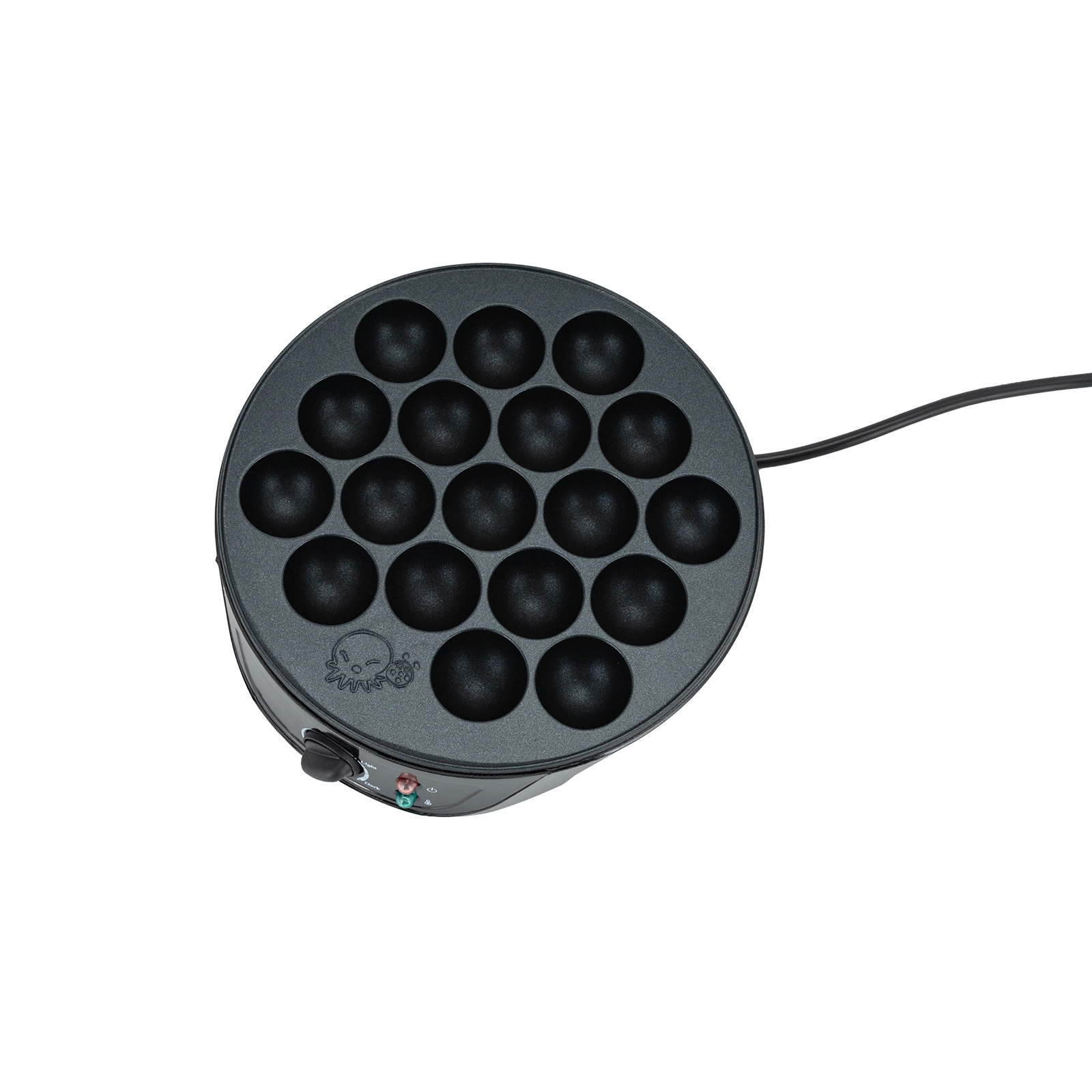 Takoyaki Maker 750W, 18-Hole Electric Takoyaki Ball Machine, Grilled Takoyaki Grill Pan, Black Takoyaki Maker 750W, 18-Hole Electric Takoyaki Ball Machine, Grilled Takoyaki Grill Pan, Black