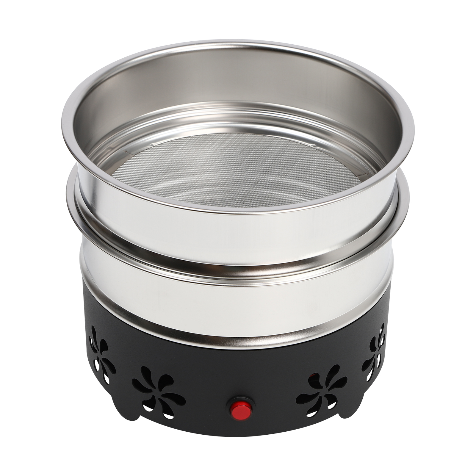 Large Capacity Two-layer 304 Stainless Steel Mesh Electronic Coffee Bean Cooler For Cooling Coffee Beans Nuts Peanuts Coffee Bean Roaster