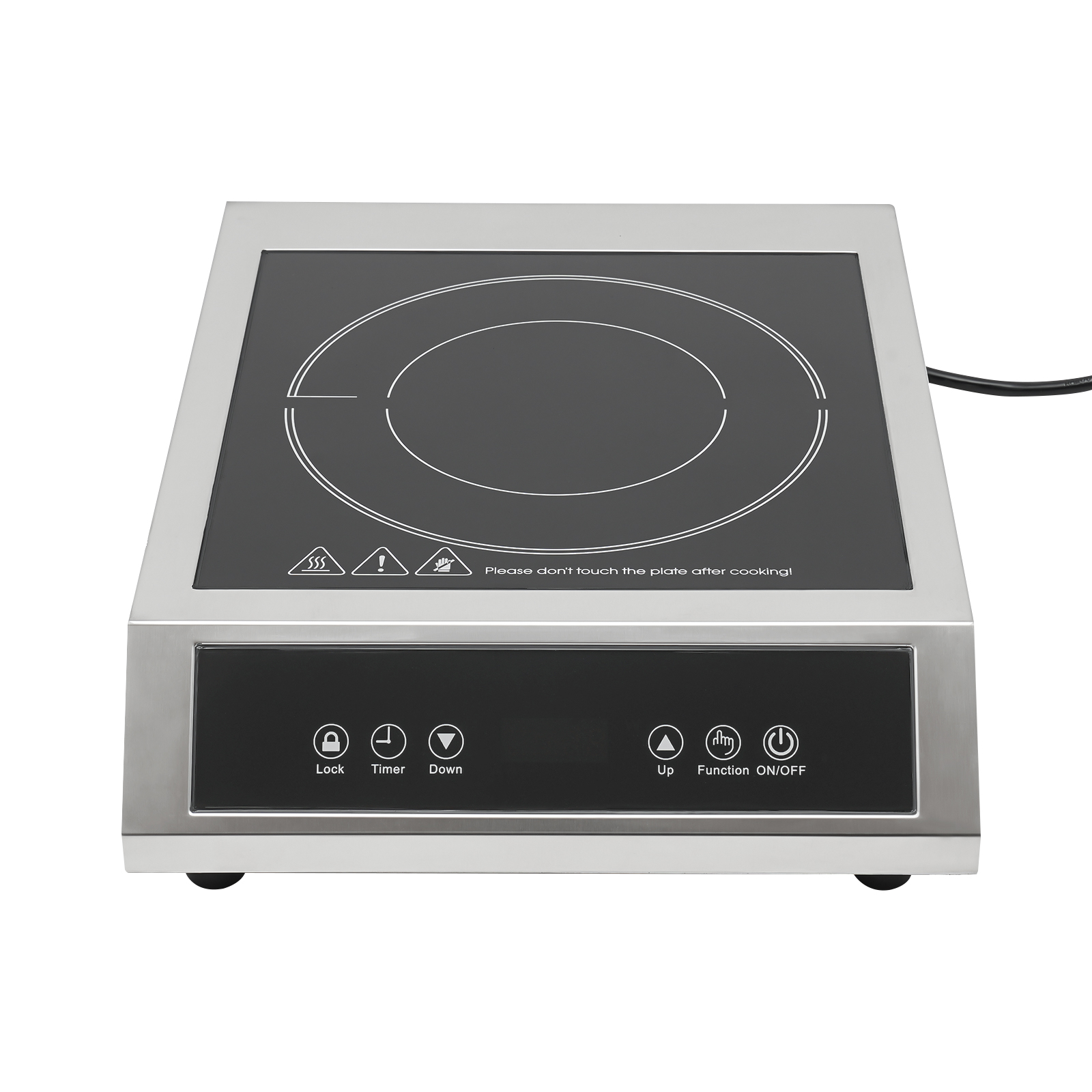 3500W 11-speed Adjustable Induction Cooker Induction Cooktop Ideal For Dorm Rooms Home Kitchens 13.8*11*2.6in For Pots And Pans