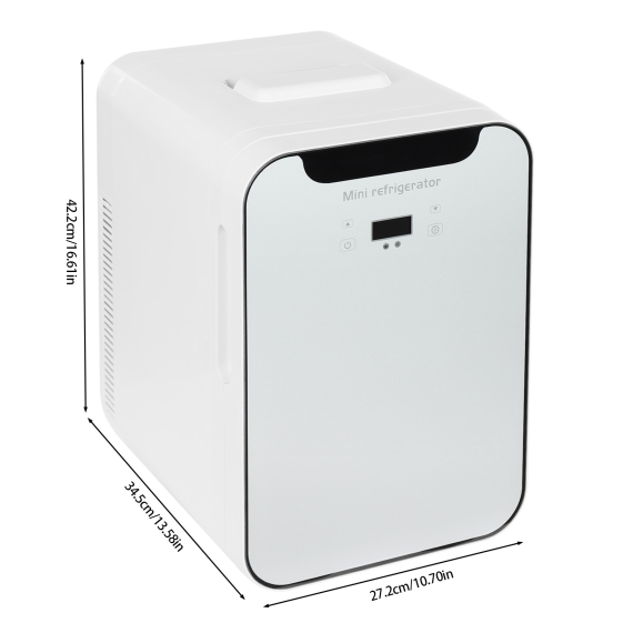 20L multifunctional mini refrigerator, digital display mini refrigerator, car and home dual use