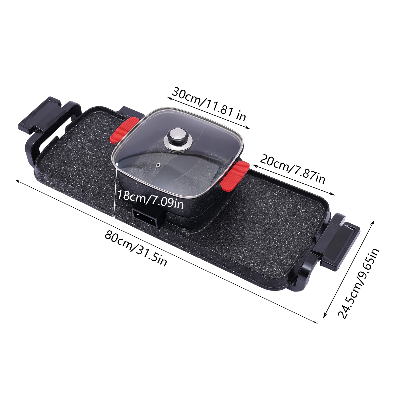 Barbecue Hot Pot 2 in 1Korean Indoor BBQ Double Control Shabu Shabu Hot Pot with Grill Multifunction Smokeless Portable Cooker Barbecue Hot Pot 2 in 1Korean Indoor BBQ Double Control Shabu Shabu Hot Pot with Grill Multifunction Smokeless Portable Cooker