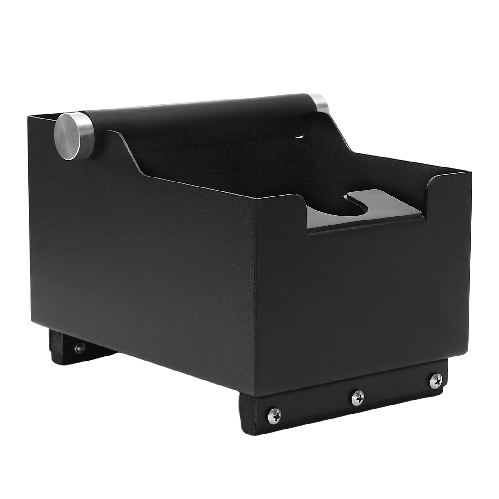 Knock Box, Knock Box for Ground Coffee, Knock Box with Base for Coffee Filling Station, 14.5*20.5cm Knock Box, Knock Box for Ground Coffee, Knock Box with Base for Coffee Filling Station, 14.5*20.5cm