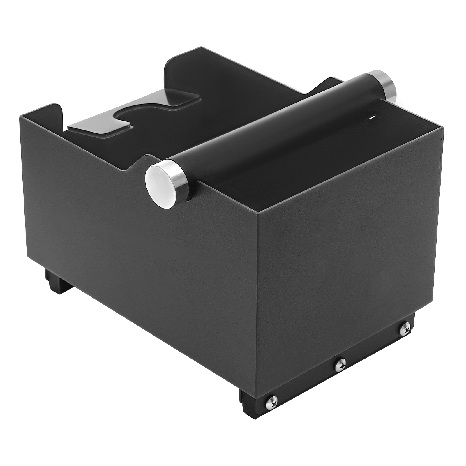 Knock Box, Knock Box for Ground Coffee, Knock Box with Base for Coffee Filling Station, 14.5*20.5cm Knock Box, Knock Box for Ground Coffee, Knock Box with Base for Coffee Filling Station, 14.5*20.5cm