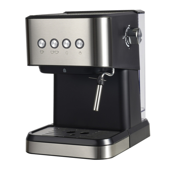 Coffee Machine Small Drip Coffee Machine Semi-automatic Coffee Machine Water Markings Spoon&Tamper Practical Handle for Homes Offices  Cafes