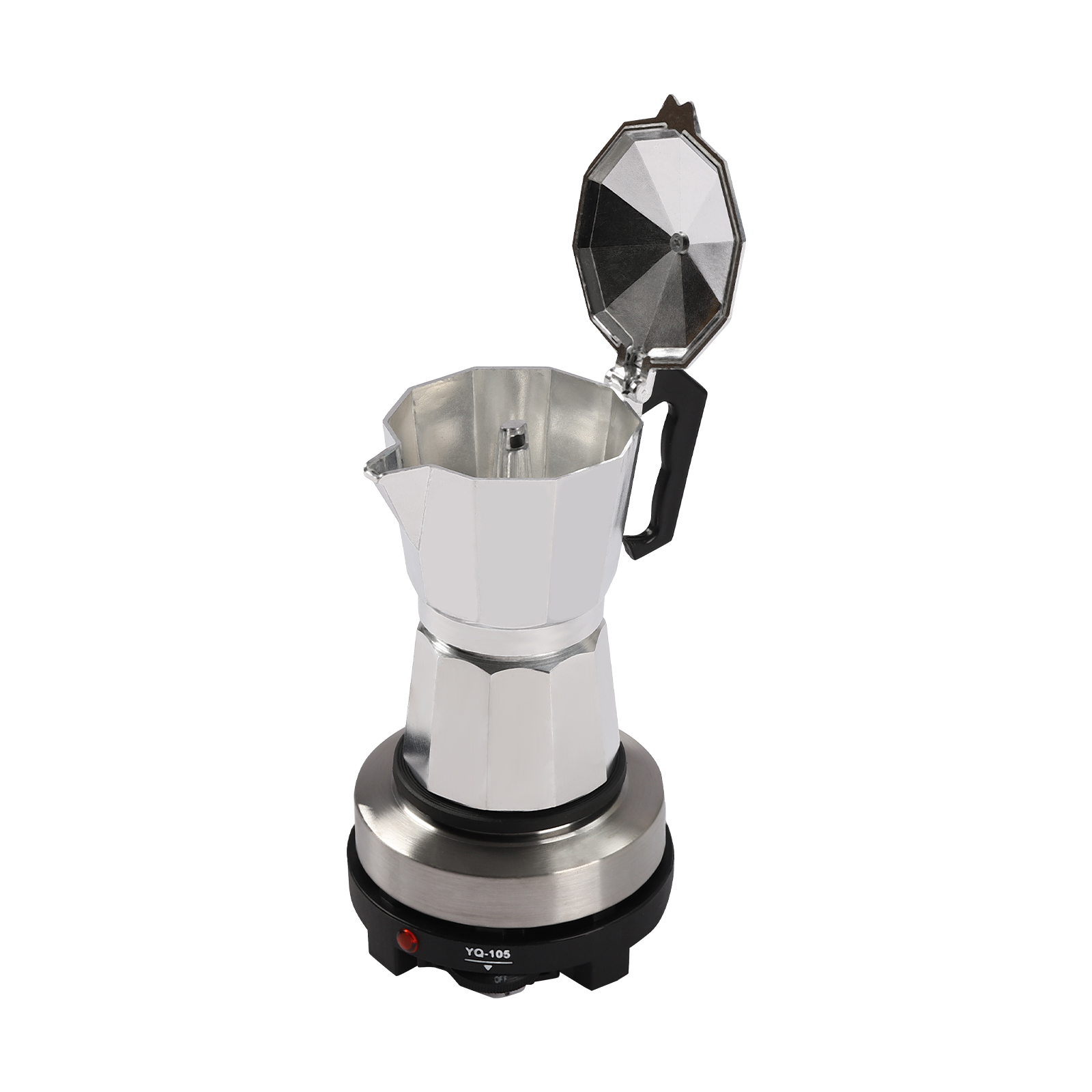 Electric Mini Single Hot Plate Espresso Stove 500W 3 Cups (Espresso Maker)