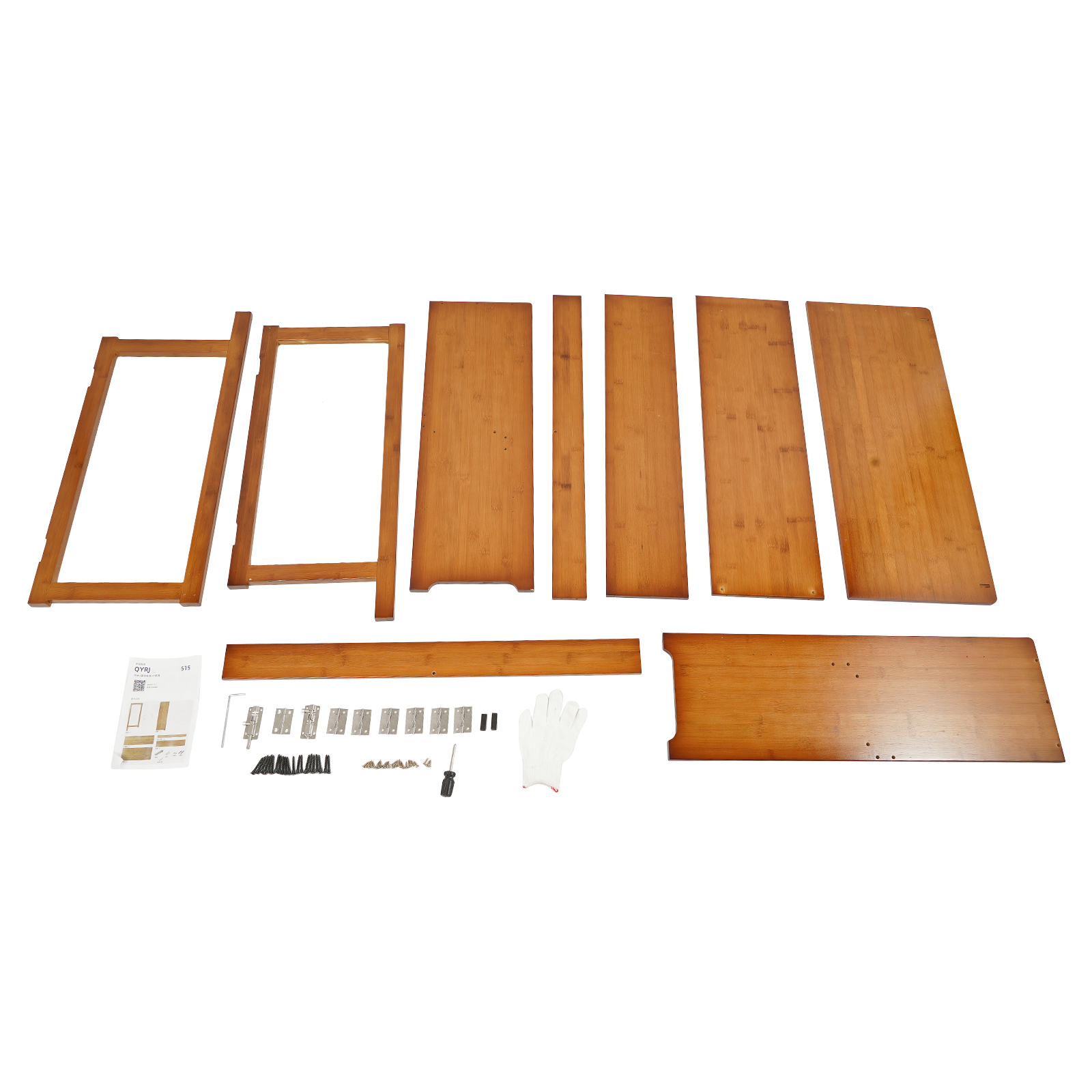 83cm Small Folding Desk, Home Office Folding Table, Foldable Compact Desk - Tan