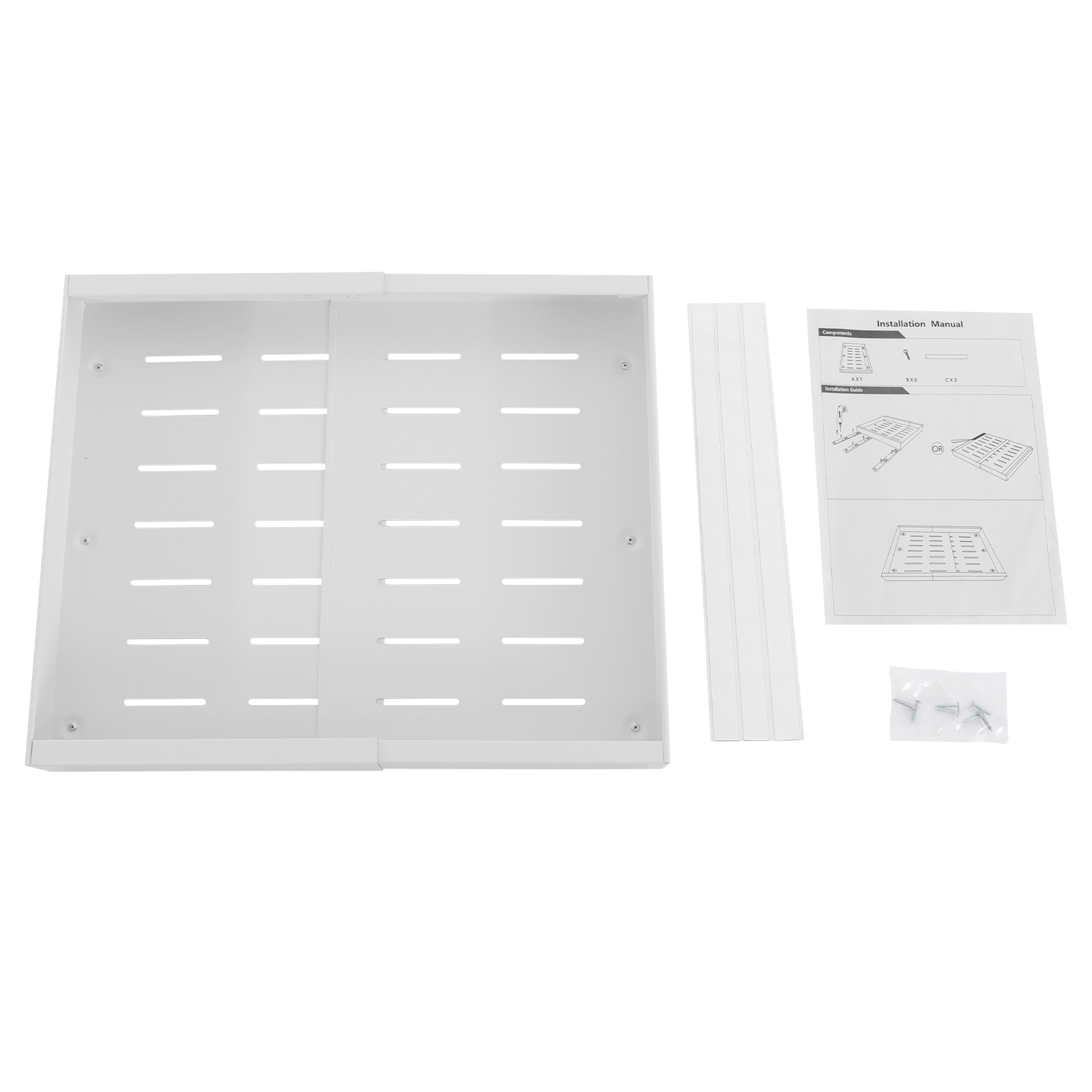 32-52cm White Telescopic Drawer, Extendable Cabinet Drawer, Pull Out Cabinet Drawer 32-52cm White Telescopic Drawer, Extendable Cabinet Drawer, Pull Out Cabinet Drawer