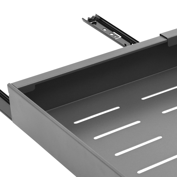 Set of 2, Telescopic drawer, Pull-out drawer for cupboards, Load capacity: 10-15kg, For kitchens, pantries, Grey Set of 2, Telescopic drawer, Pull-out drawer for cupboards, Load capacity: 10-15kg, For kitchens, pantries, Grey