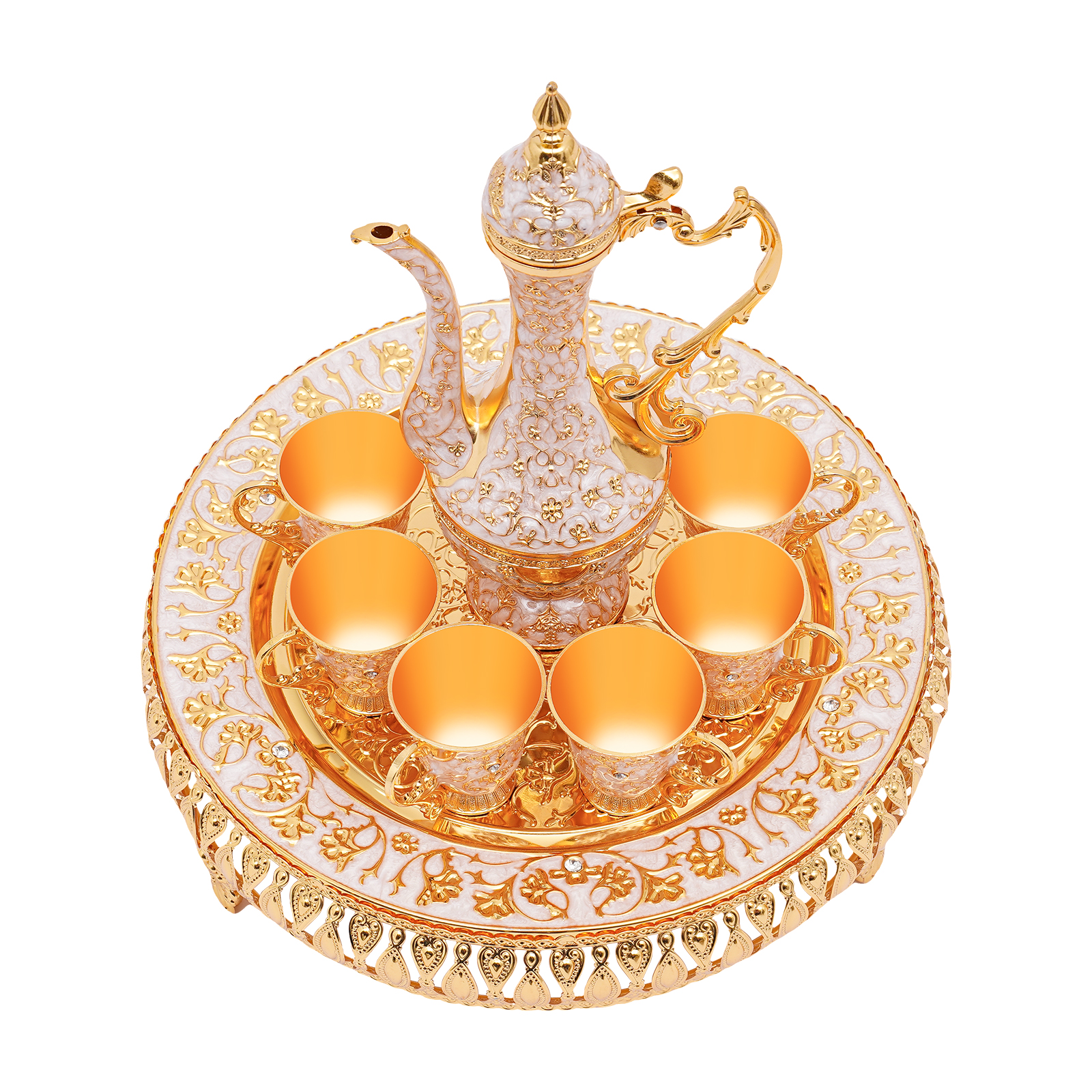 Coffee Cup and Teapot Set, Tea Service Set, Tea Service Set for Tea Table Decoration Coffee Cup and Teapot Set, Tea Service Set, Tea Service Set for Tea Table Decoration