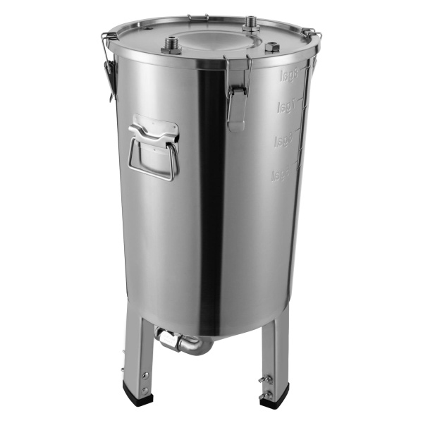 32L Stainless Steel Conical Fermentation Tank with Chiller for Home Brewing
