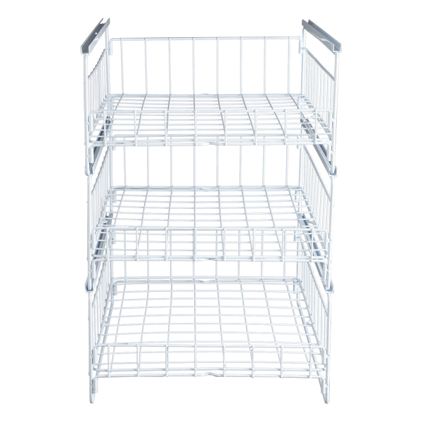 Pull-out shelf, Pull-out organizer, Kitchen drawer, Load capacity: 20kg, 33.5*43*51cm, White