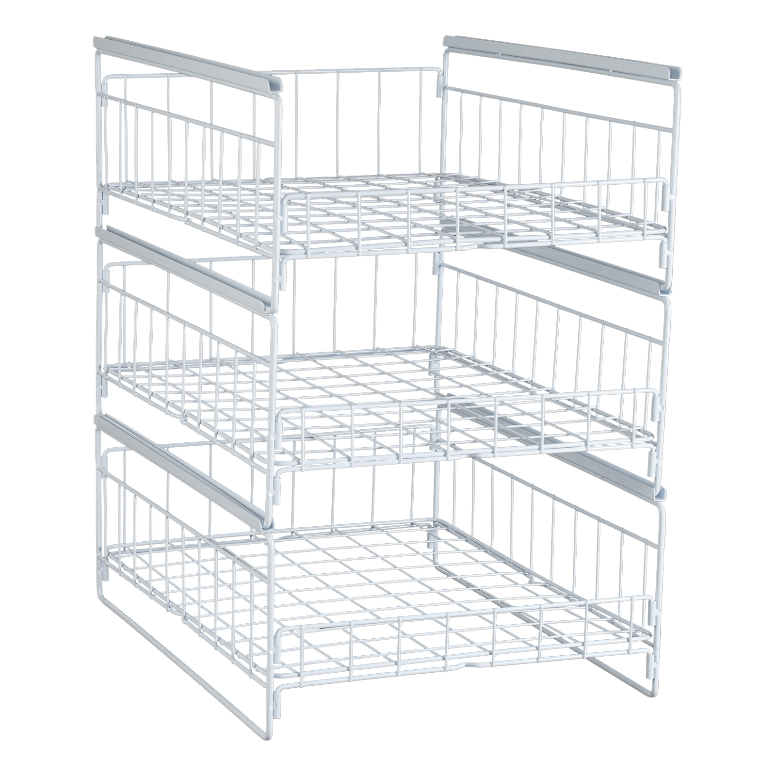 Pull-out shelf, Pull-out organizer, Kitchen drawer, Load capacity: 20kg, 33.5*43*51cm, White Pull-out shelf, Pull-out organizer, Kitchen drawer, Load capacity: 20kg, 33.5*43*51cm, White