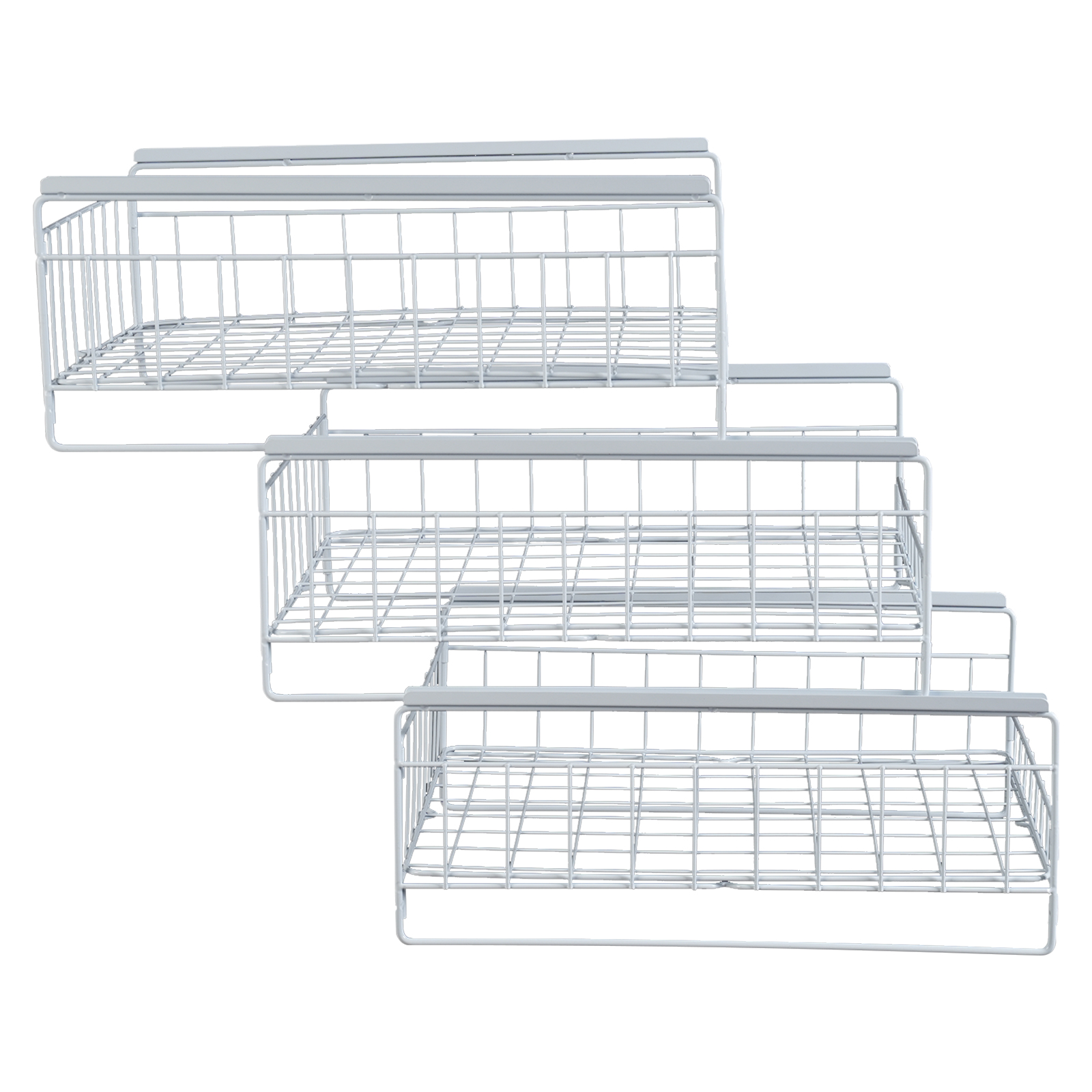 Pull-out shelf, Pull-out organizer, Kitchen drawer, Load capacity: 20kg, 33.5*43*51cm, White Pull-out shelf, Pull-out organizer, Kitchen drawer, Load capacity: 20kg, 33.5*43*51cm, White