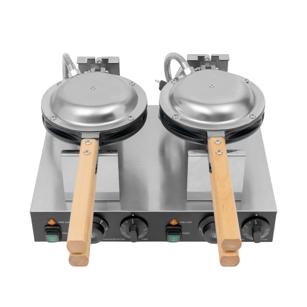 Dual-head Cellular Wafer Commercial Wafer Stainless Steel Wafer 220V Waffle Making Machine For Making Pancakes muffins And waffles