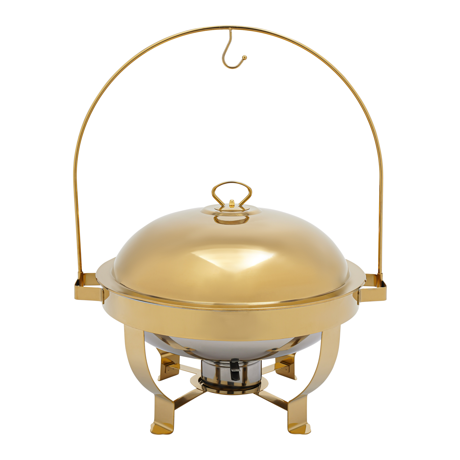 Gold Chafing Dish Buffet Set Buffet Servers and Warmers Set Round Chafers and Buffet Warmers Sets Used In Hotels Cafeterias Restaurants