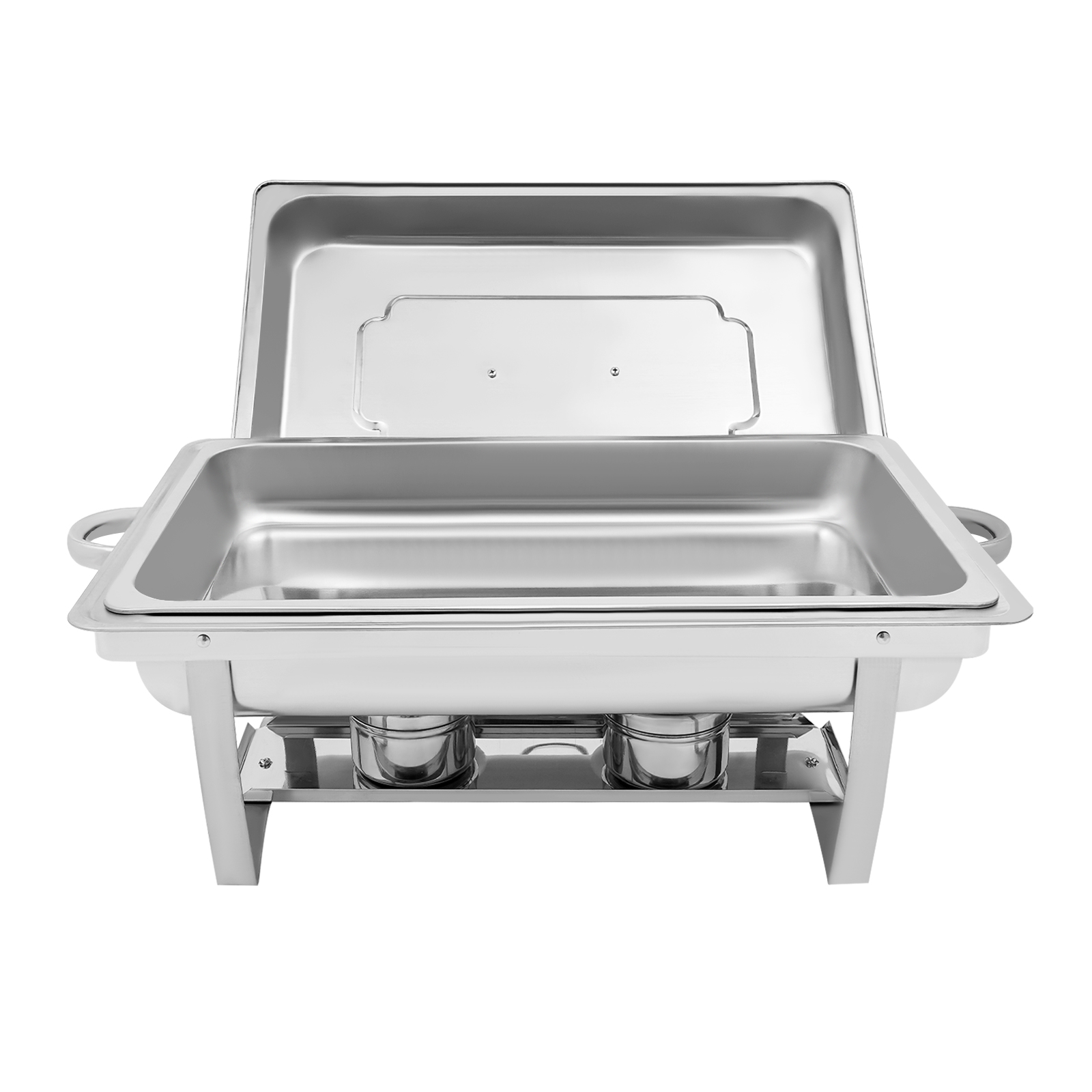 Buffet Server with Food Warmer, Stainless Steel Food Warming Plate, 62*34*31cm, Silver Buffet Server with Food Warmer, Stainless Steel Food Warming Plate, 62*34*31cm, Silver