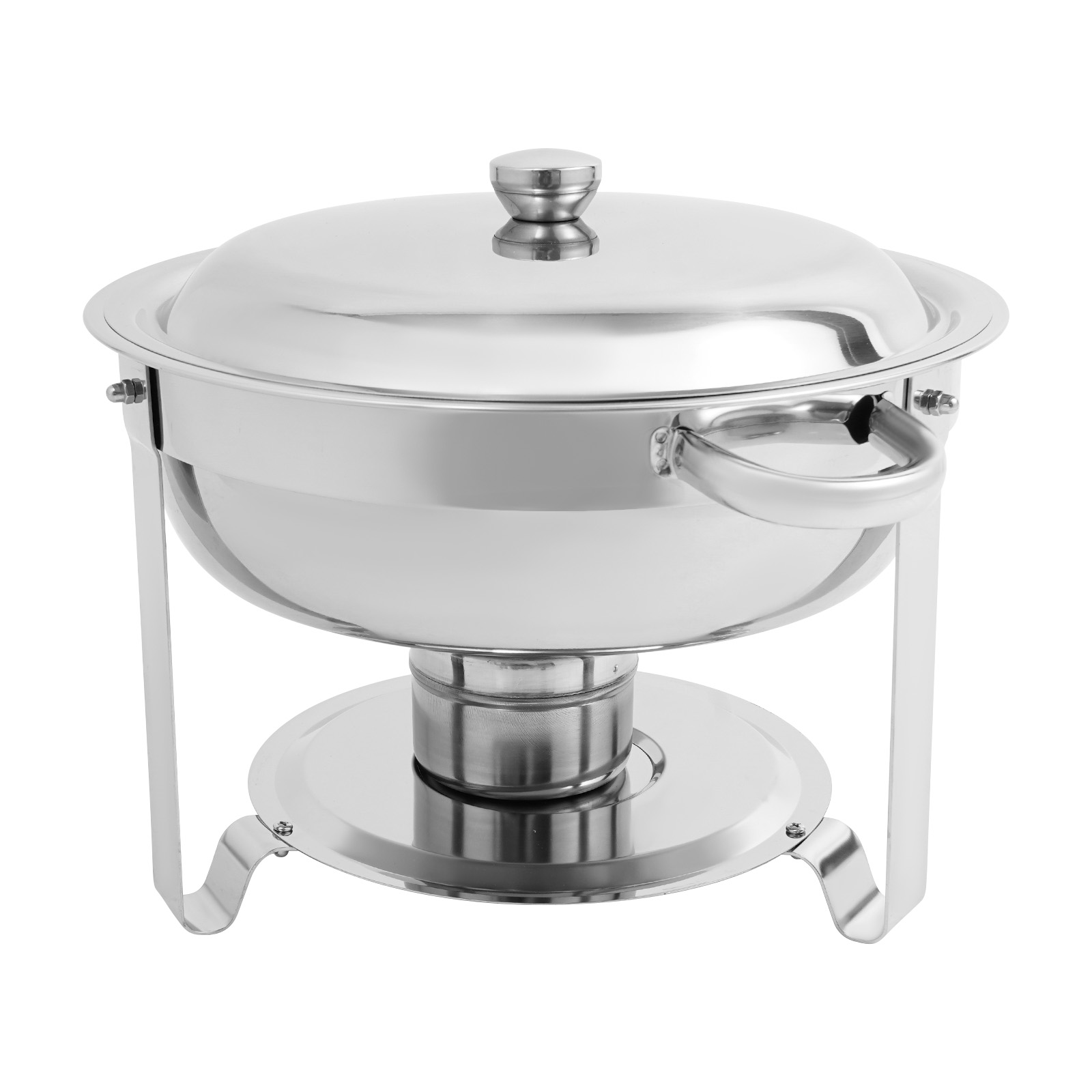 4.5L 4pcs Chafing Dish Buffet Set, Chafing Dish Set, Buffet Dishes Warming Set - Sliver 4.5L 4pcs Chafing Dish Buffet Set, Chafing Dish Set, Buffet Dishes Warming Set - Sliver