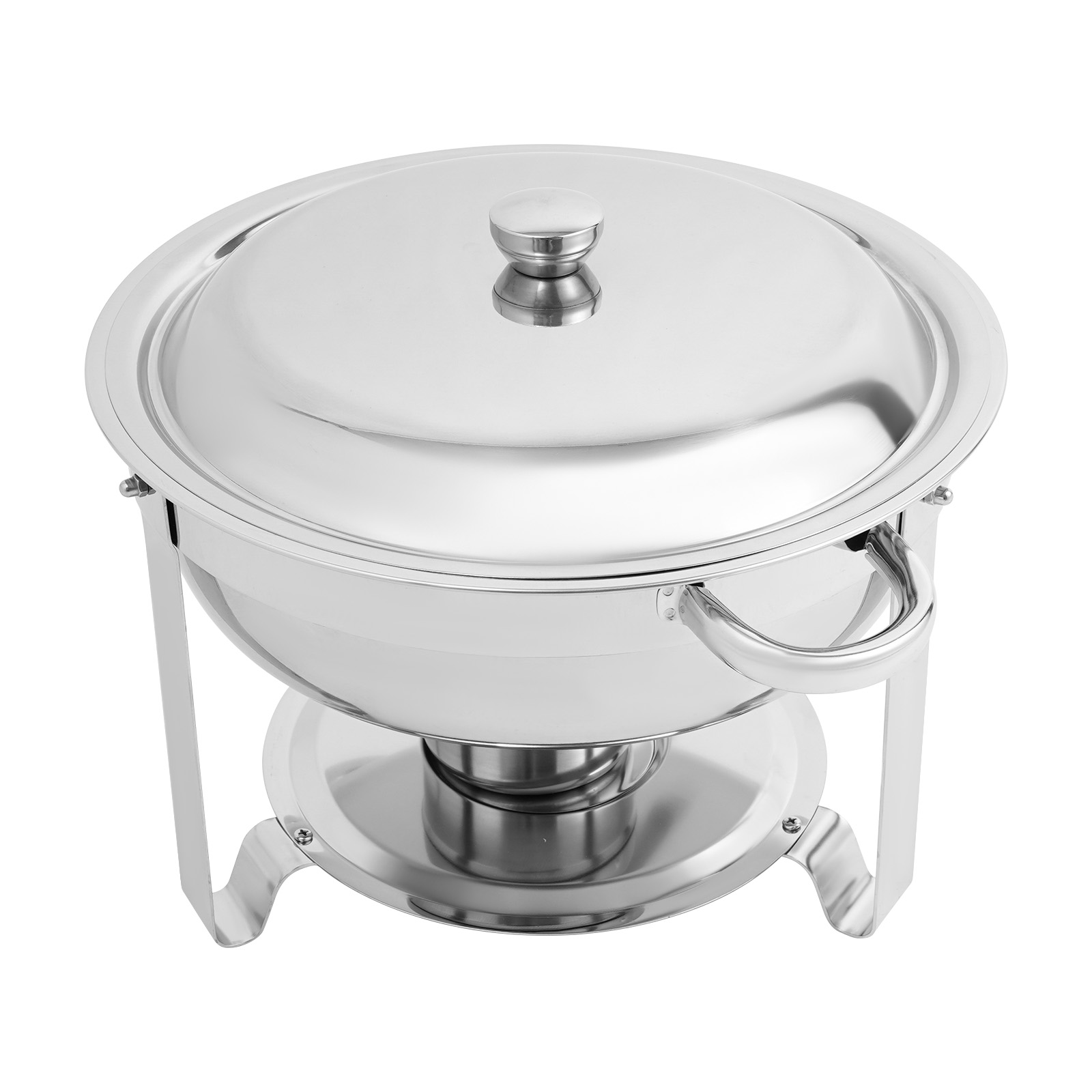 4.5L 4pcs Chafing Dish Buffet Set, Chafing Dish Set, Buffet Dishes Warming Set - Sliver 4.5L 4pcs Chafing Dish Buffet Set, Chafing Dish Set, Buffet Dishes Warming Set - Sliver