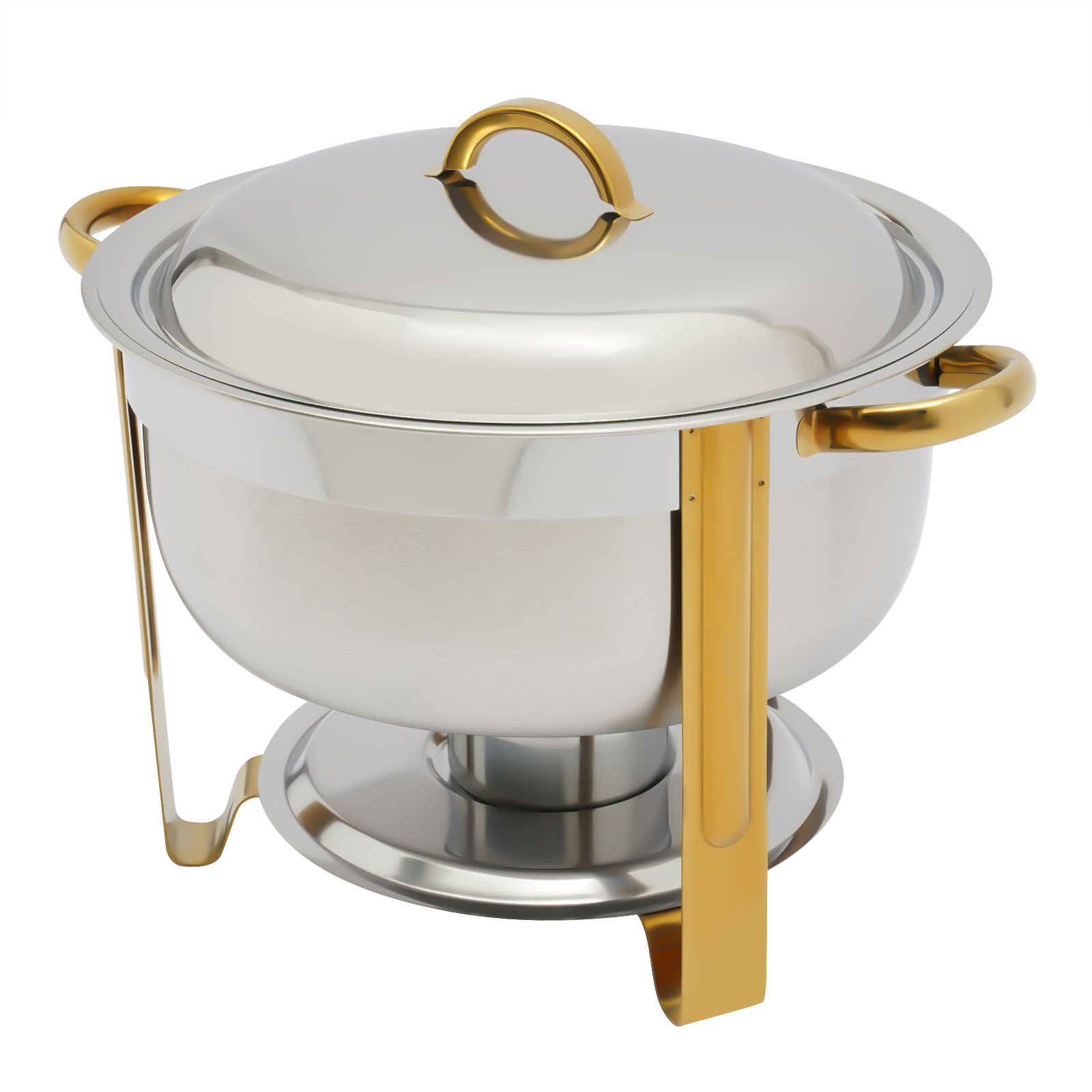 5L Stainless Steel Round Food Warmer Food Warmer Dish Warmer Container 16.54*12.6inch For Celebrations Parties Catering Gold 5L Stainless Steel Round Food Warmer Food Warmer Dish Warmer Container 16.54*12.6inch For Celebrations Parties Catering Gold