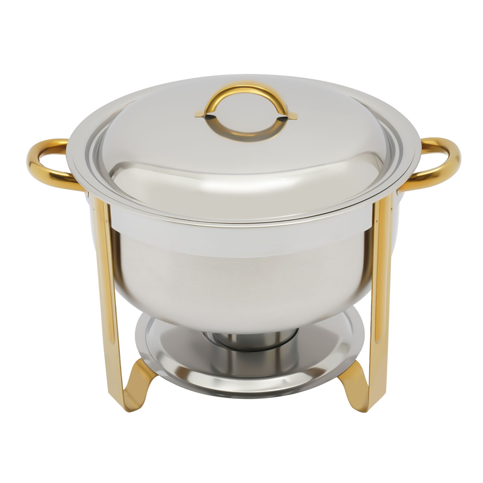 5L Stainless Steel Round Food Warmer Food Warmer Dish Warmer Container 16.54*12.6inch For Celebrations Parties Catering Gold 5L Stainless Steel Round Food Warmer Food Warmer Dish Warmer Container 16.54*12.6inch For Celebrations Parties Catering Gold