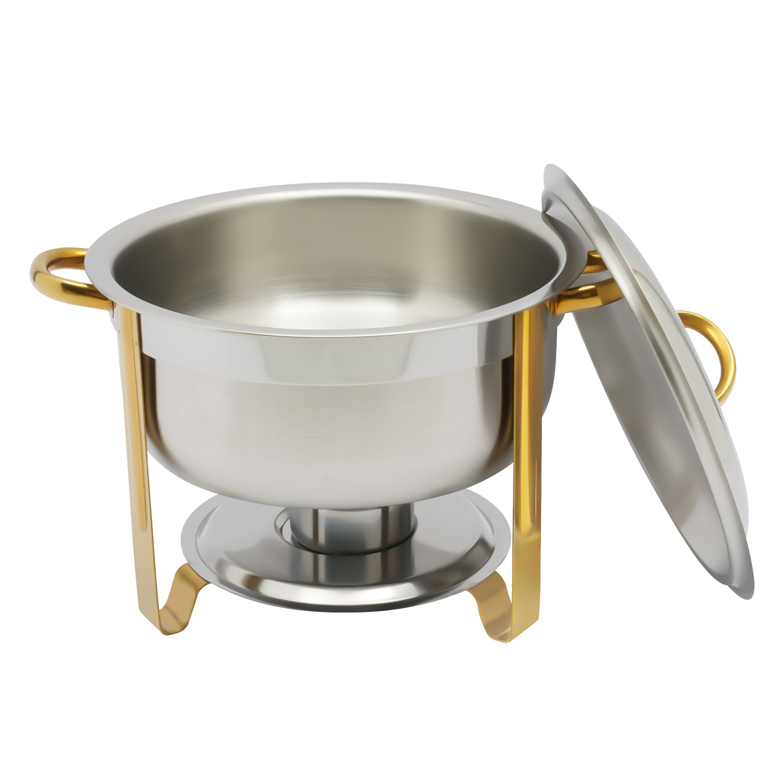 5L Stainless Steel Round Food Warmer Food Warmer Dish Warmer Container 16.54*12.6inch For Celebrations Parties Catering Gold 5L Stainless Steel Round Food Warmer Food Warmer Dish Warmer Container 16.54*12.6inch For Celebrations Parties Catering Gold