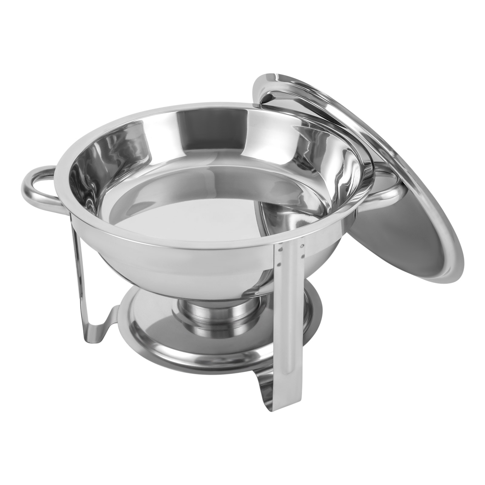 3.5 Liter Stainless Steel Round Warmer, Food Warming Container, 41.5*25.5cm, Silver 3.5 Liter Stainless Steel Round Warmer, Food Warming Container, 41.5*25.5cm, Silver