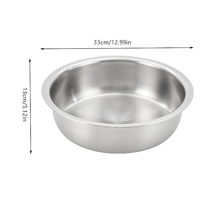 8.5L Round Stainless Steel Dining Stove with Glass Lid Double Bowl Suitable for Buffets and Parties Stainless Steel Round Chafing Dish Set 8.5L Round Stainless Steel Dining Stove with Glass Lid Double Bowl Suitable for Buffets and Parties Stainless Steel Round Chafing Dish Set