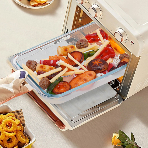 Dish warming tray, Buffet tray, For hotels, buffets, weddings, etc., Capacity: 2L, 38*18.8*12cm, Silver