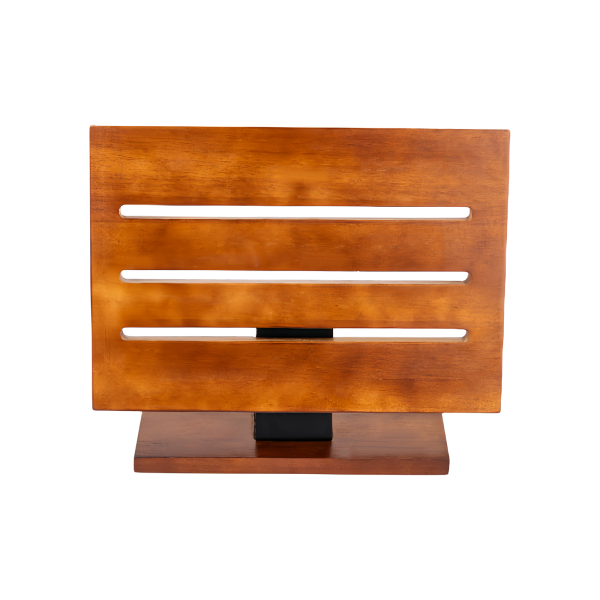 Kitchen Magnetic Knife Block Holder Wood Storage Knife Tool Holder Magnetic Wooden Knife Holder Used In Kitchens Restaurants Black And Log Color