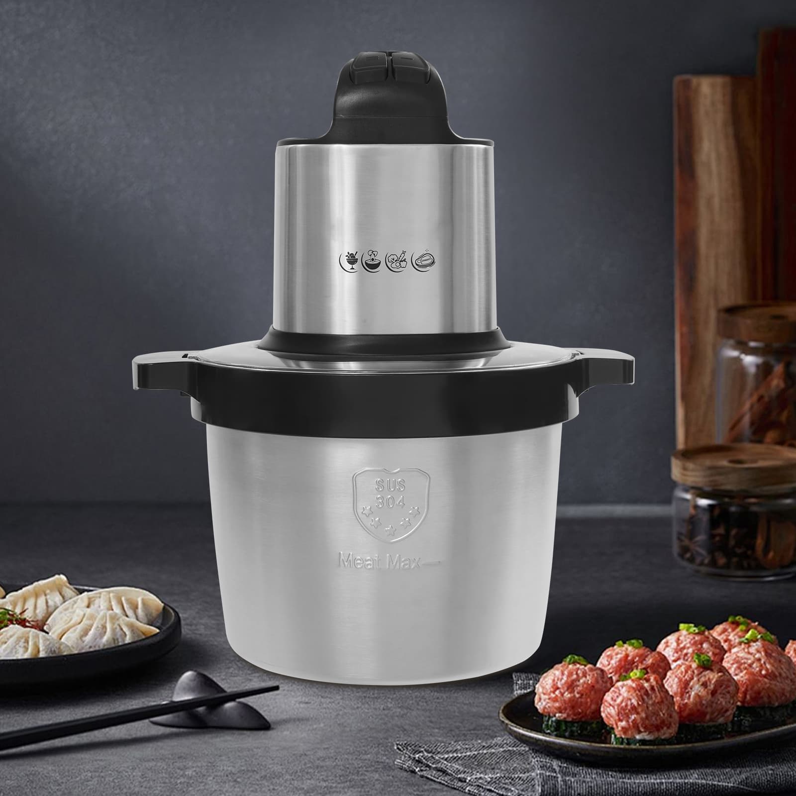 Household meat grinder vegetable cooking crusher 6.5 liters Household meat grinder vegetable cooking crusher 6.5 liters
