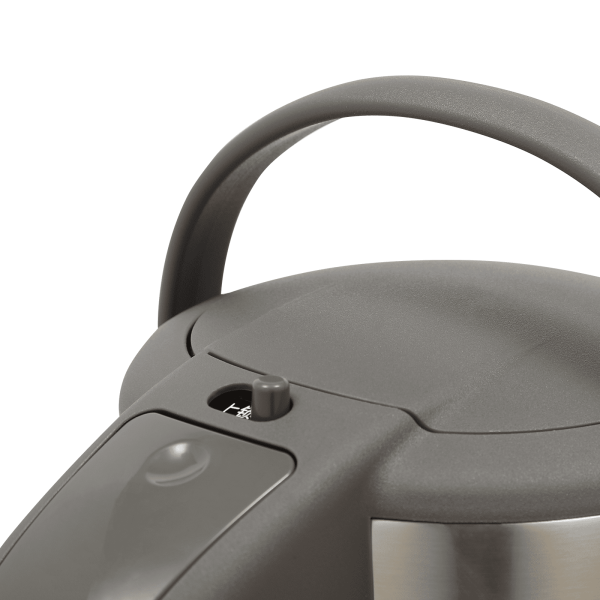 4L Pump Coffee Flask Insulated Pump Action Airpot Stainless Steel Vacuum Thermal Beverage Dispenser BPA Free For Various Home Or Business Silver