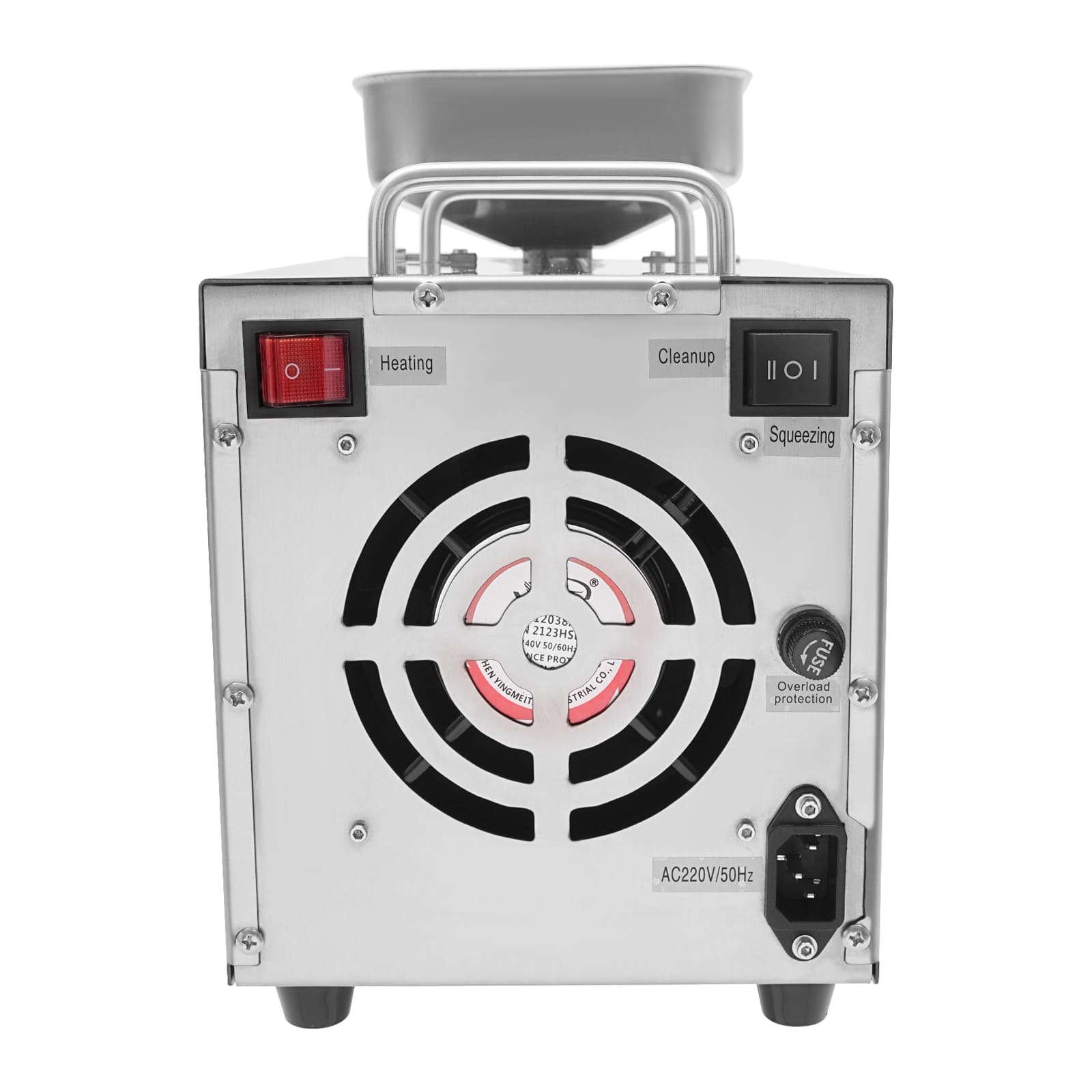 Electric Oil Press, 220V Stainless Steel Oil Extractor, for Peanuts, Nuts, Almonds, etc Electric Oil Press, 220V Stainless Steel Oil Extractor, for Peanuts, Nuts, Almonds, etc