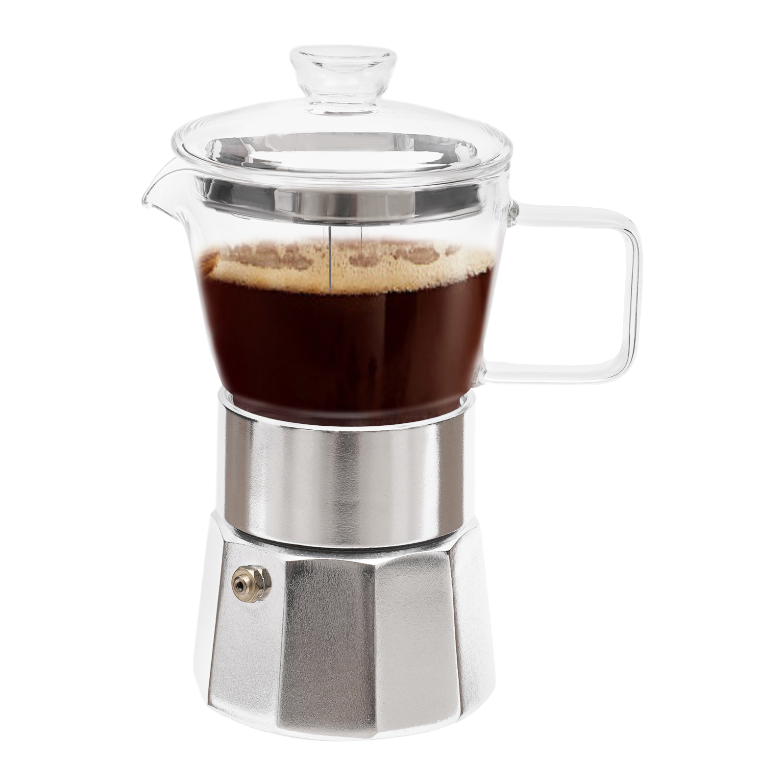 Coffee maker, Kitchen coffee maker, Carefully designed, Heat resistance: 200℃, Capacity: 120ml, 8*17.5cm