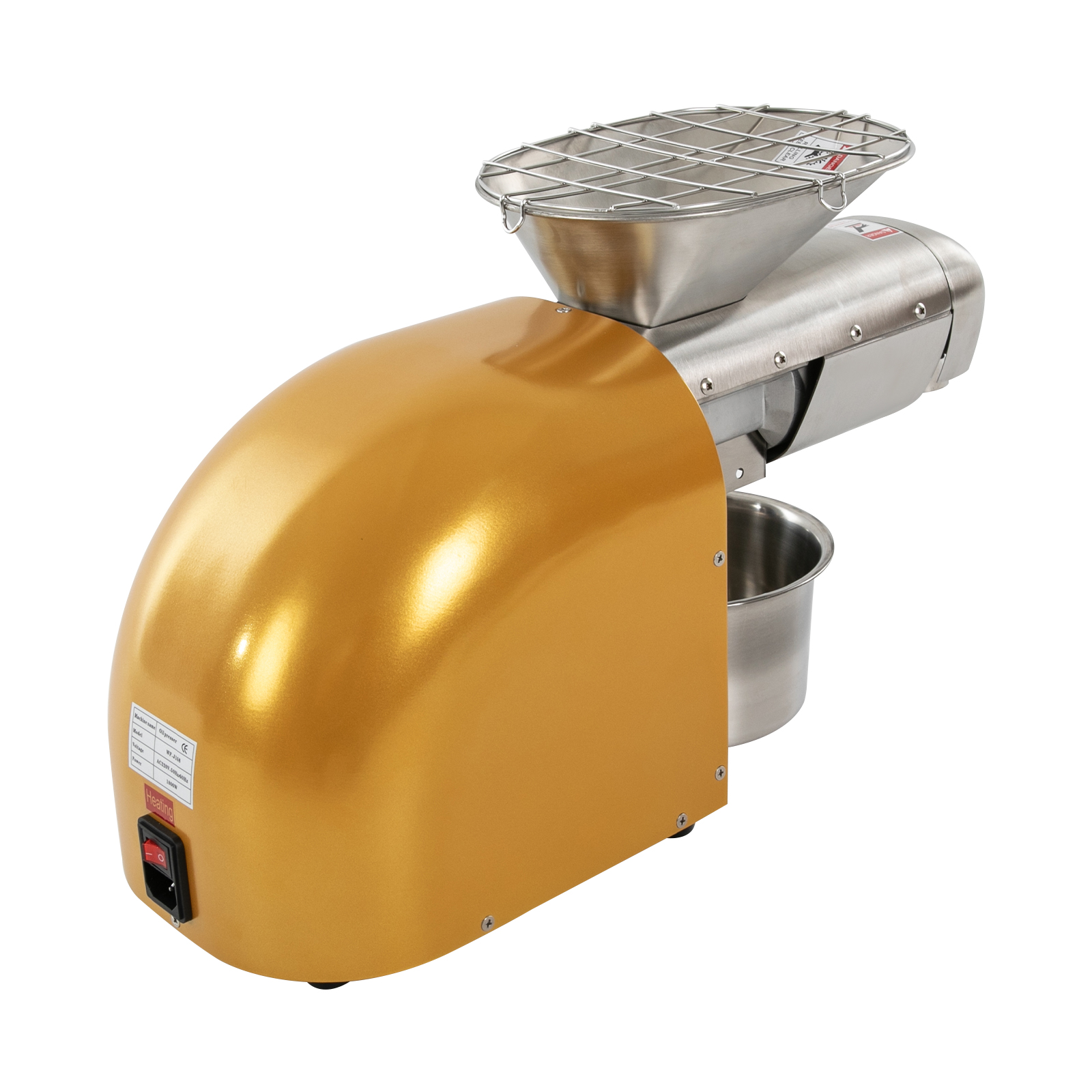 AC220V 19.67*11.42in Oil Press Oil Press Machine Press Peanuts Walnuts Soybeans Sesame Seeds Rapeseed Sunflower Kernels Gold AC220V 19.67*11.42in Oil Press Oil Press Machine Press Peanuts Walnuts Soybeans Sesame Seeds Rapeseed Sunflower Kernels Gold