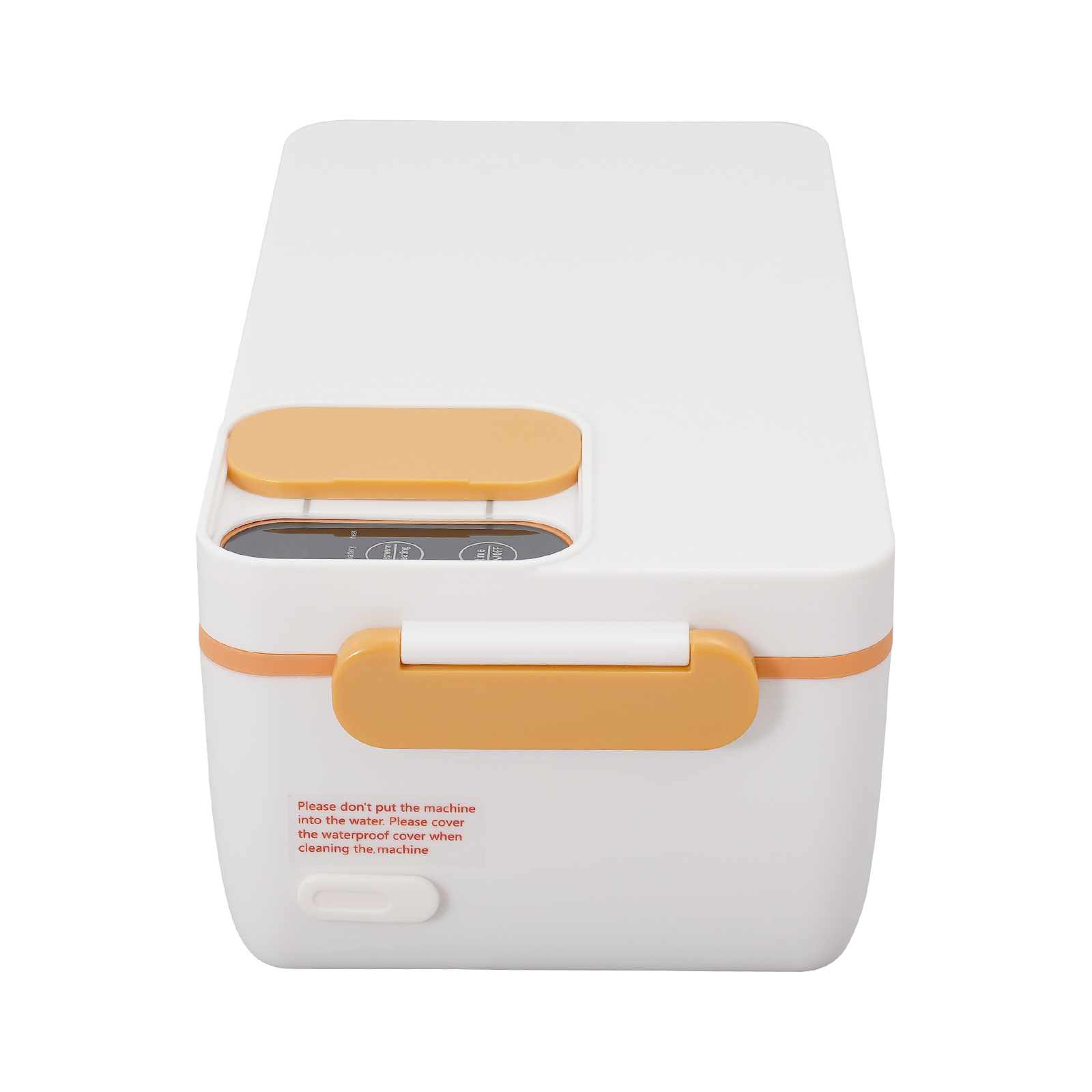 Electric Lunch Box, Battery Powered Heated Lunch Box, Portable Electric Lunch Boxes with Insulated Bag - Orange Electric Lunch Box, Battery Powered Heated Lunch Box, Portable Electric Lunch Boxes with Insulated Bag - Orange