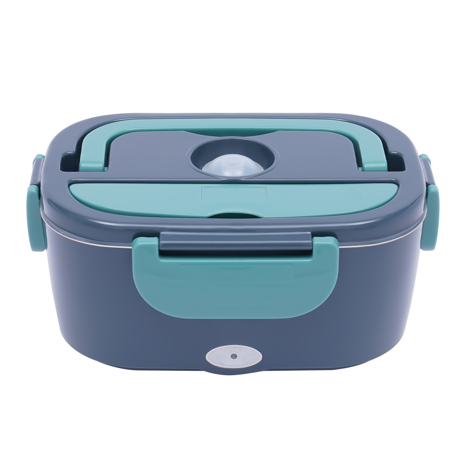 3-in-1 Electric Lunch Box, Thermal Lunch Box, 1.5L, Portable Food Suit Warmer with 2 Compartments