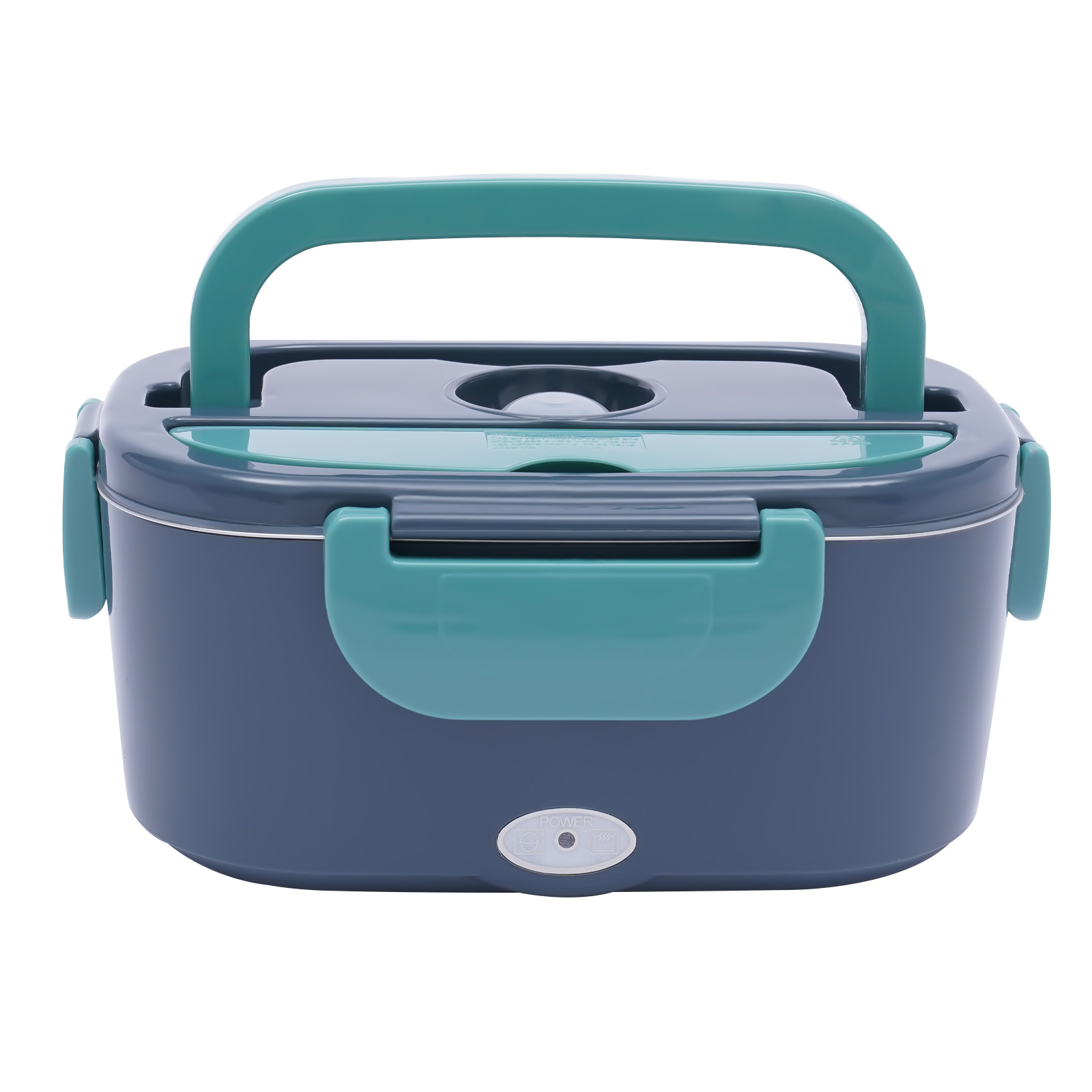 3-in-1 Electric Lunch Box, Thermal Lunch Box, 1.5L, Portable Food Suit Warmer with 2 Compartments