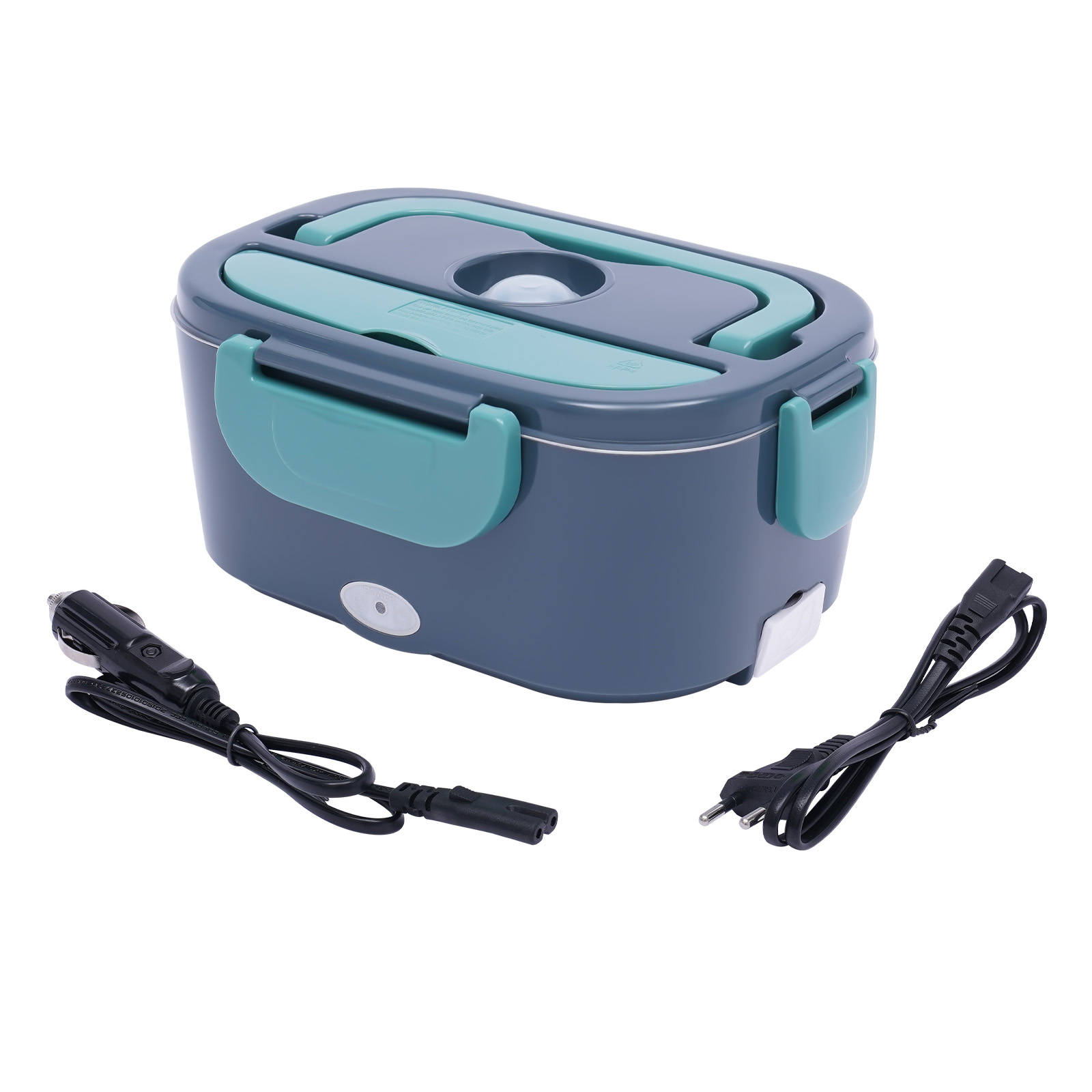 3-in-1 Electric Lunch Box, Thermal Lunch Box, 1.5L, Portable Food Suit Warmer with 2 Compartments