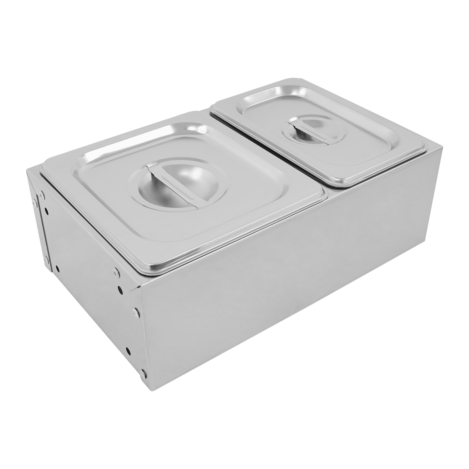 90.9x18x10.5cm Stainless Steel Seasoning Box with Lid and Stand for Private Kitchens, Restaurants, Vendors, Tables, Buffets 90.9x18x10.5cm Stainless Steel Seasoning Box with Lid and Stand for Private Kitchens, Restaurants, Vendors, Tables, Buffets