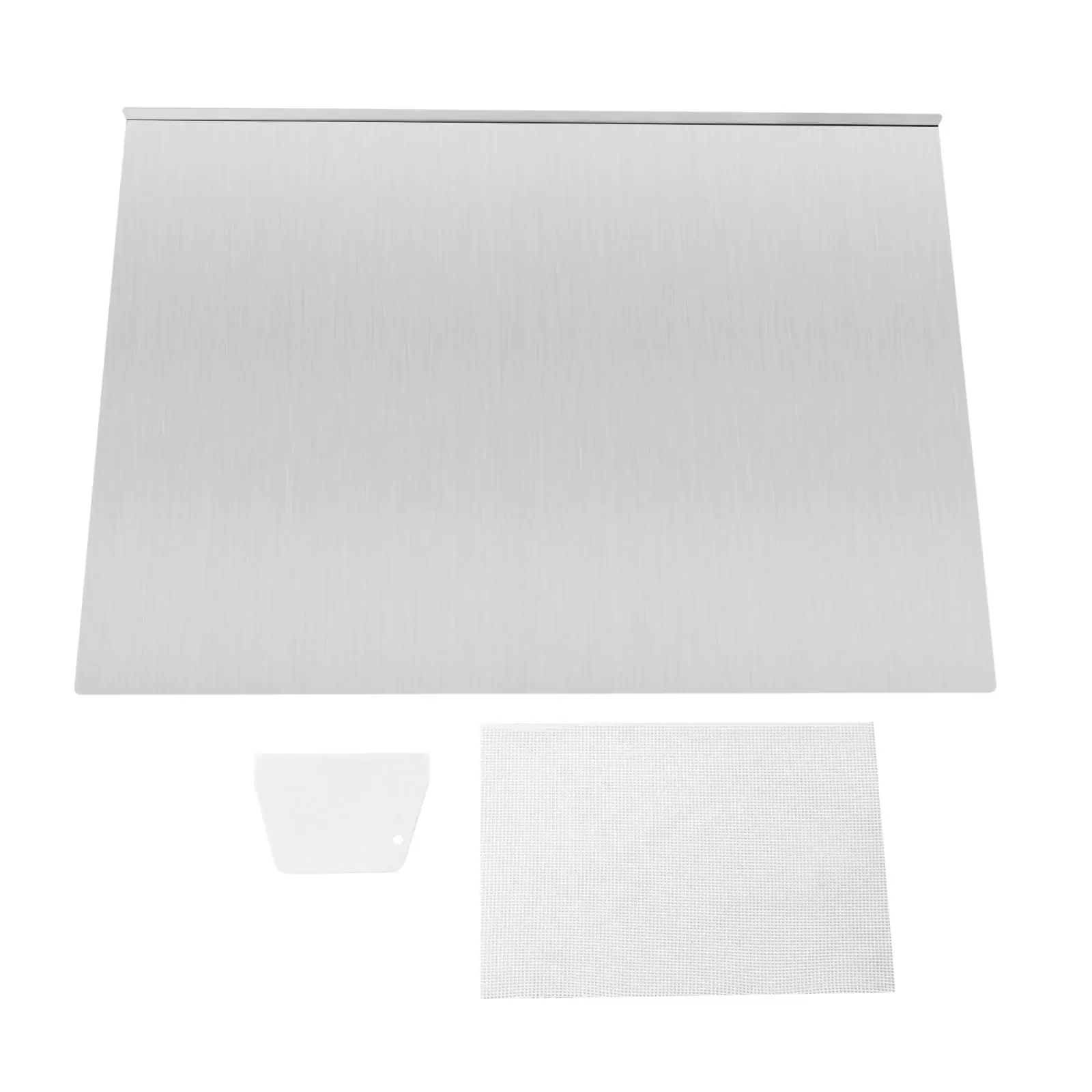 Extra Large Stainless Steel Cutting Board with Non-Slip Pad for Kitchen Dimensions: 70 x 50 cm Extra Large Stainless Steel Cutting Board with Non-Slip Pad for Kitchen Dimensions: 70 x 50 cm