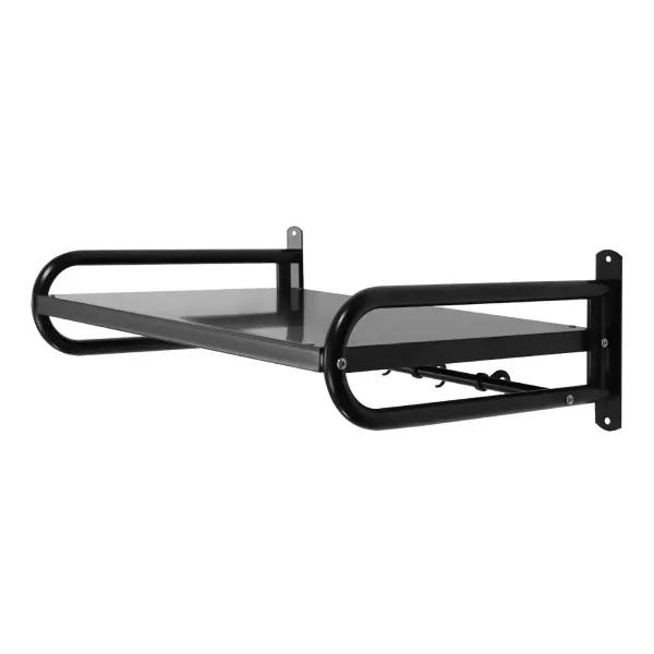 Microwave Oven Wall Mount with 6 Movable Hooks Thick Stainless Steel Microwave Oven Rack