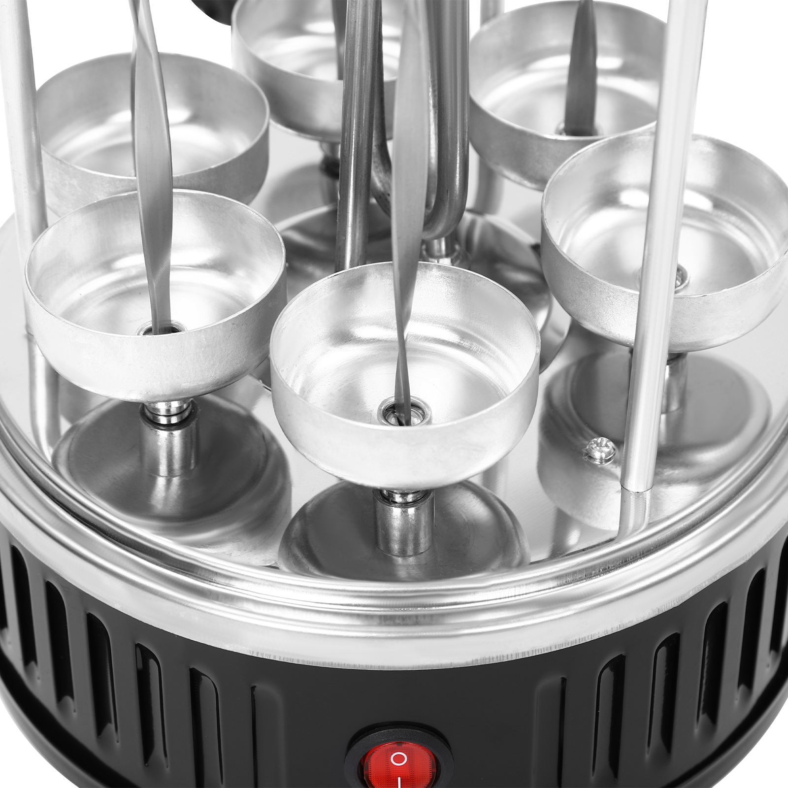 Vertical Electric Grill, Vertical Rotisserie, Rotating Electric Grill Machine, Efficient Heating, 20*37.5cm Vertical Electric Grill, Vertical Rotisserie, Rotating Electric Grill Machine, Efficient Heating, 20*37.5cm