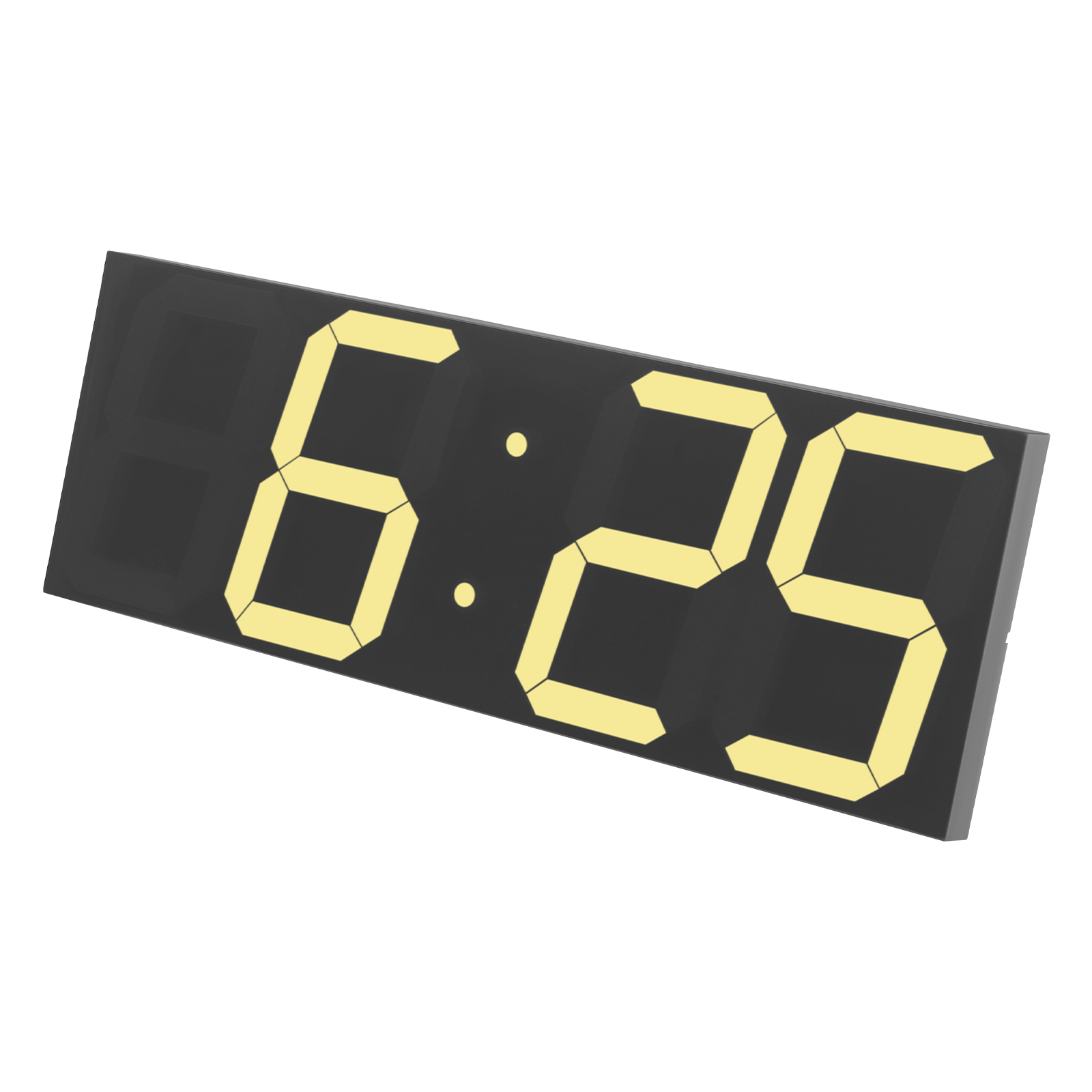 LED Digital Clock, LED Wall Clock, LED Digital Clock with Remote Control for Living Rooms, Offices - Warm White Font LED Digital Clock, LED Wall Clock, LED Digital Clock with Remote Control for Living Rooms, Offices - Warm White Font