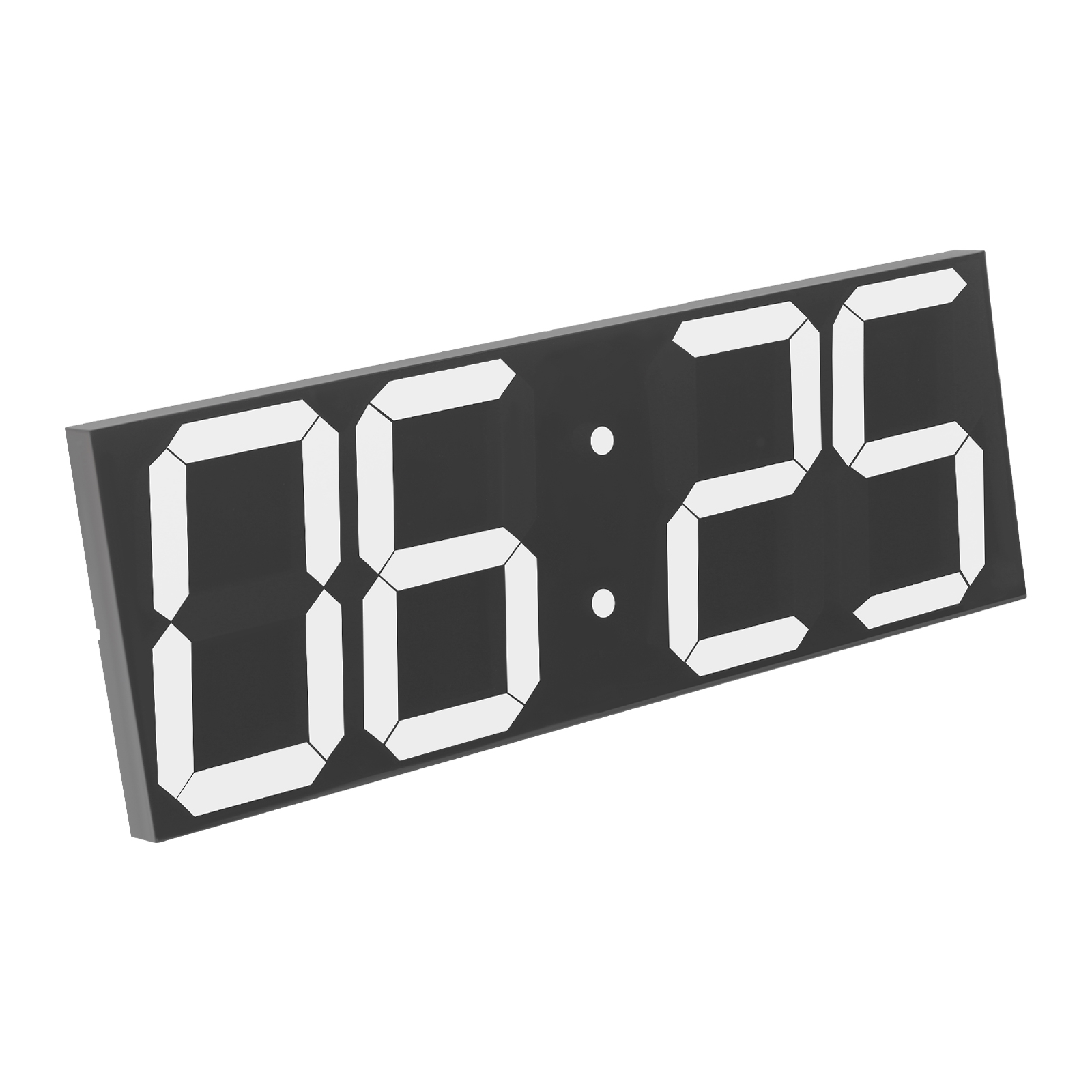 LED Digital Clock, LED Wall Clock, LED Digital Clock with Remote Control for Living Rooms, Offices - White Font LED Digital Clock, LED Wall Clock, LED Digital Clock with Remote Control for Living Rooms, Offices - White Font