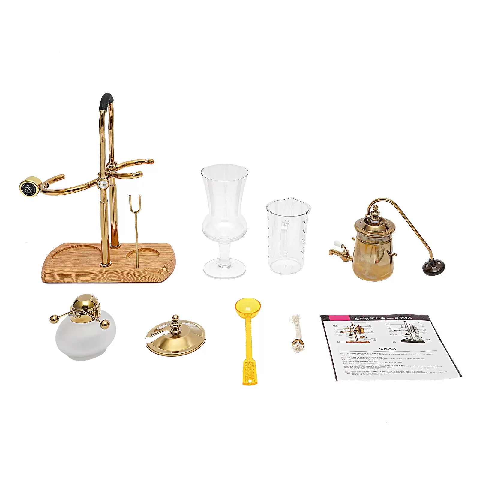 Luxury Siphon - Coffee Machine - Siphon - Vacuum Coffee Maker - Coffee and Tea Maker - Natural Wood Base and Lid Knob Luxury Siphon - Coffee Machine - Siphon - Vacuum Coffee Maker - Coffee and Tea Maker - Natural Wood Base and Lid Knob